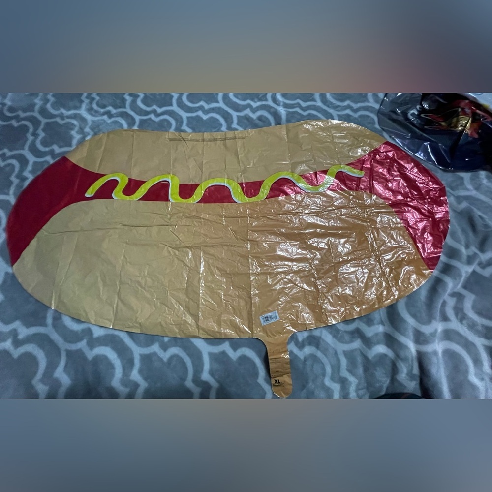 Hotdog Giant Sized Helium balloon, new # 2340